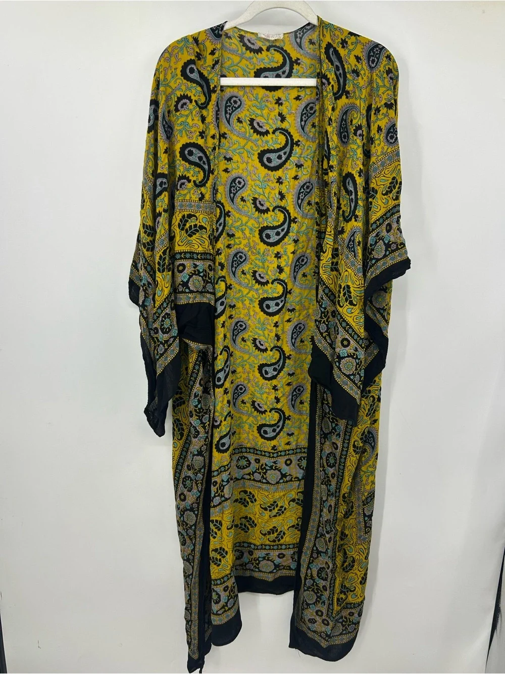 Free People Eternal Flame Maxi Kimono One Size *Flaw* - Picture 2 of 8